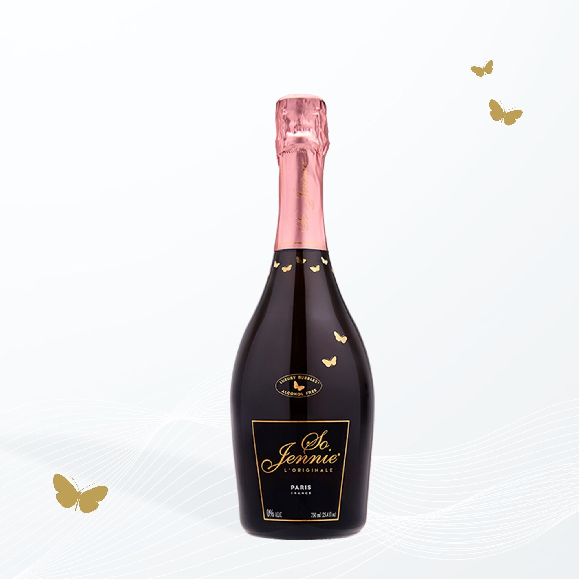 So Jennie Sparkling Premium Rose- Free  75cl 
